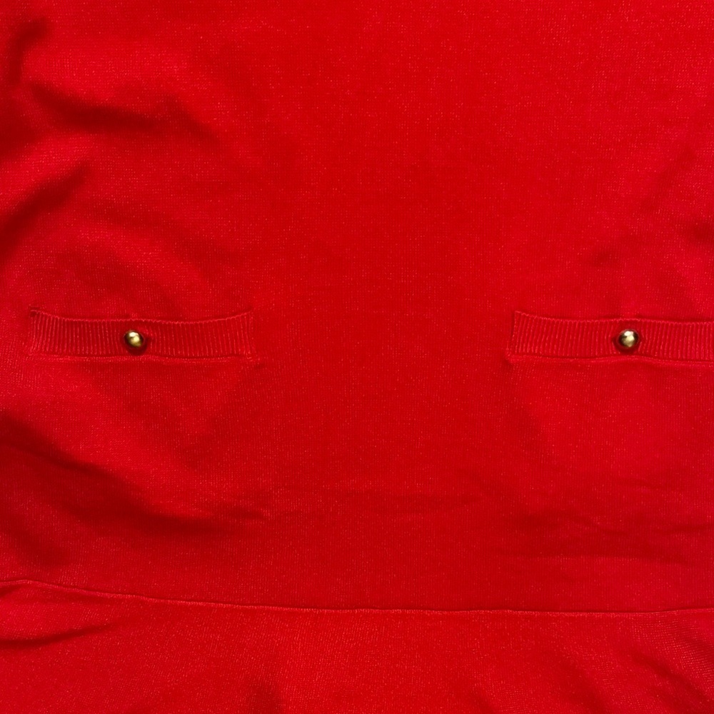 Chic Scarlet Mini Dress - Picture 7 of 10
